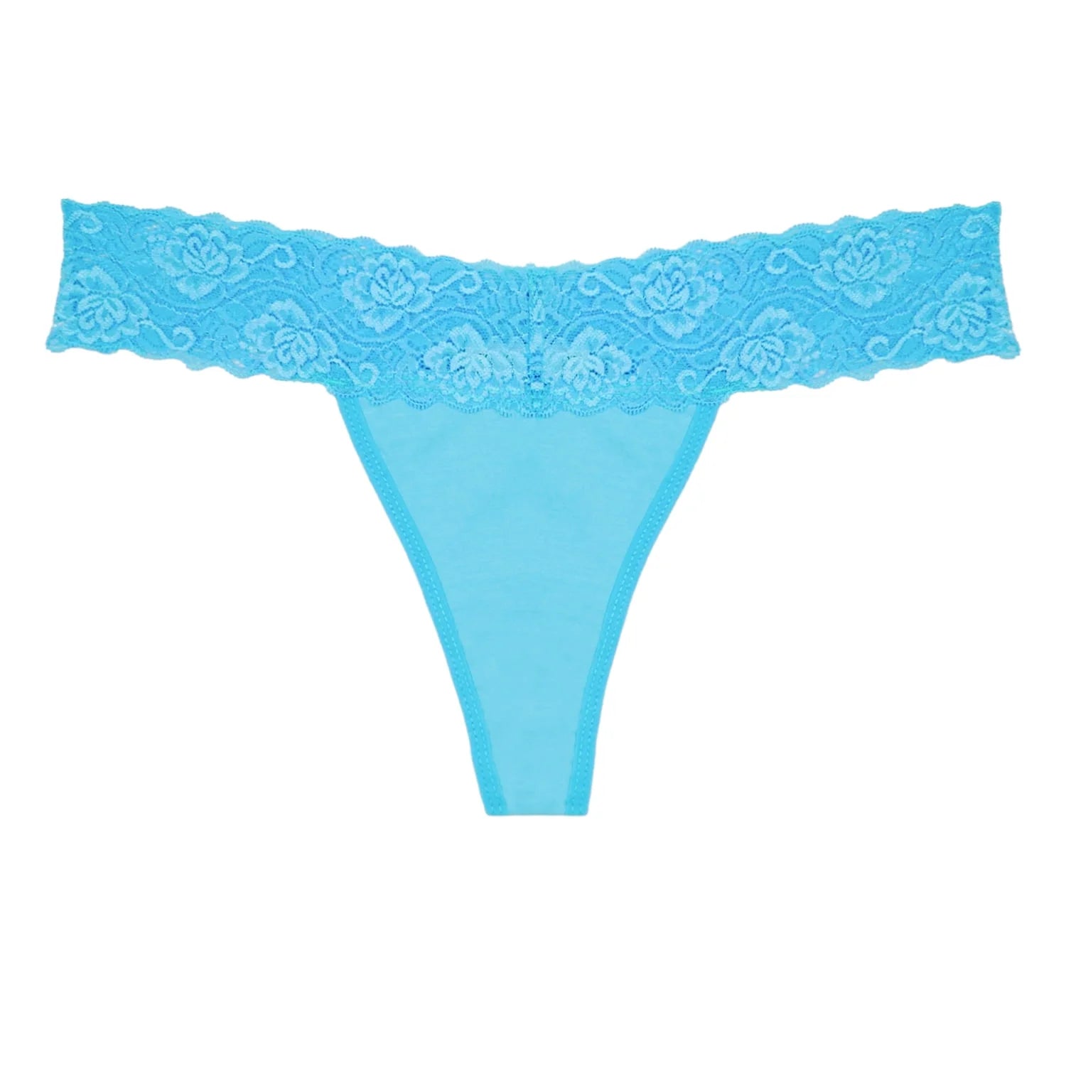 Women'S Lace Thongs, 10-Pack Low Rise No Show Stay-Put