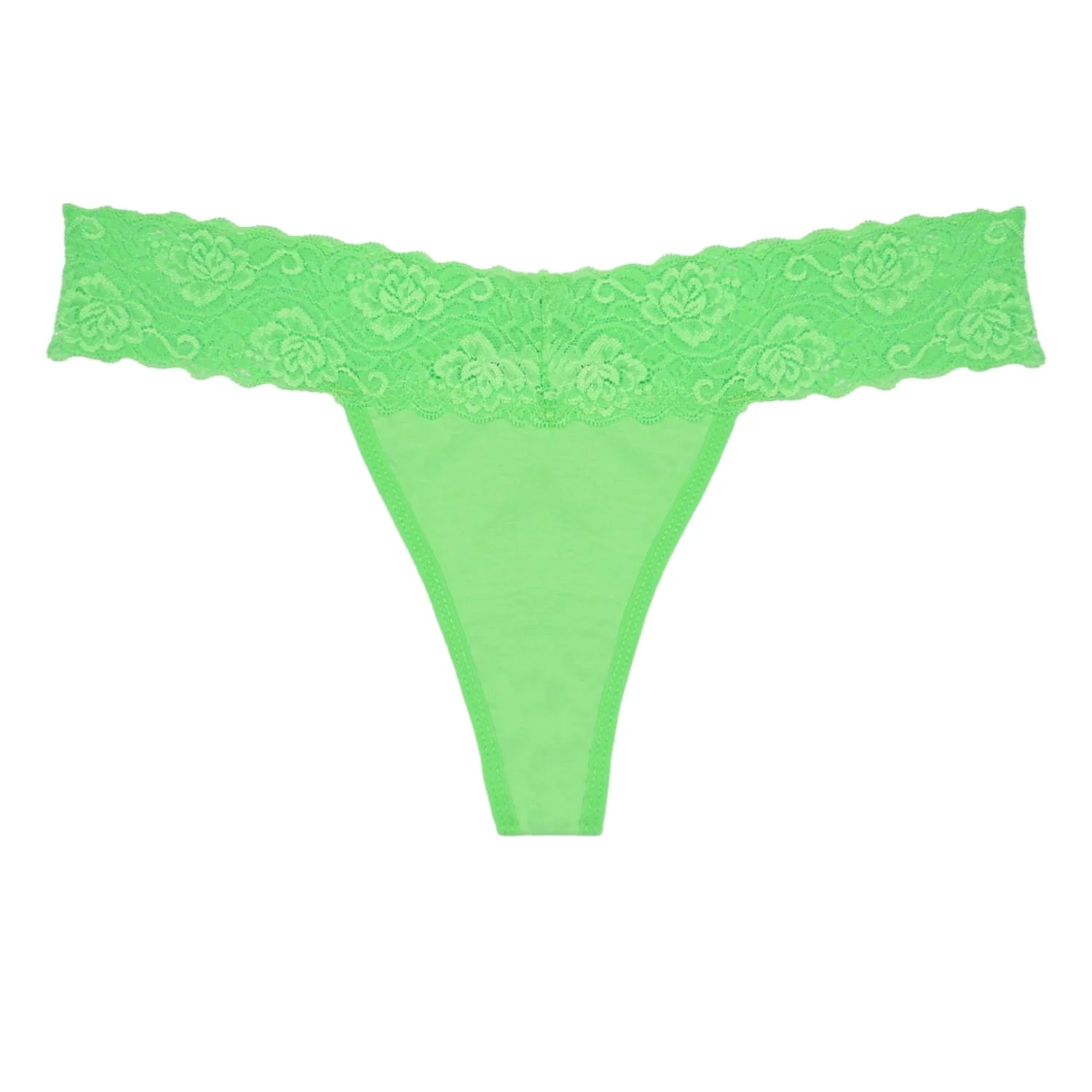 Women'S Lace Thongs, 10-Pack Low Rise No Show Stay-Put