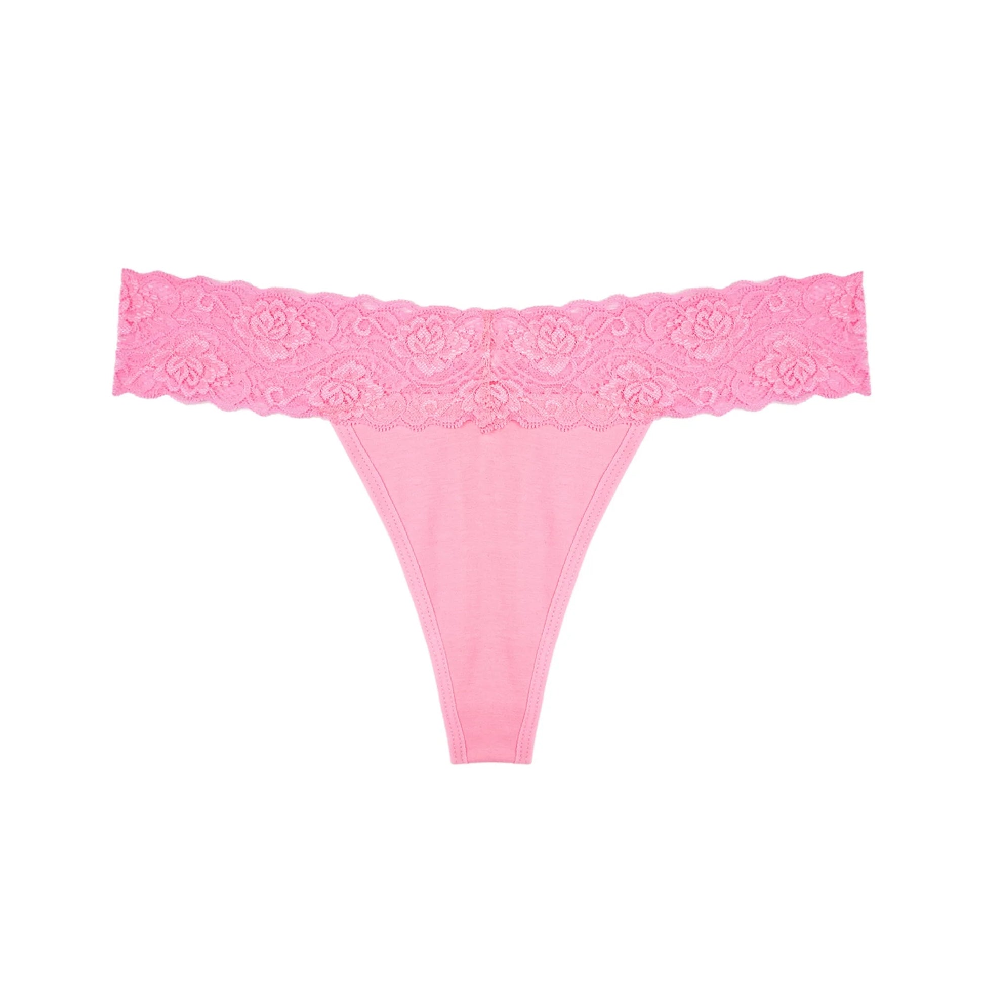 Women'S Lace Thongs, 10-Pack Low Rise No Show Stay-Put